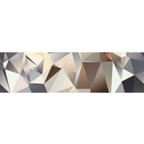 Frise murale auto-collante géométrique 14cm x 500cm – Papier PVC imprimé haute qualité – Colle auto-adhésive – Décoration chambre enfant – Ag Art