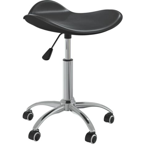 Friseur Rollhocker Schwarz Kunstleder CFW417812