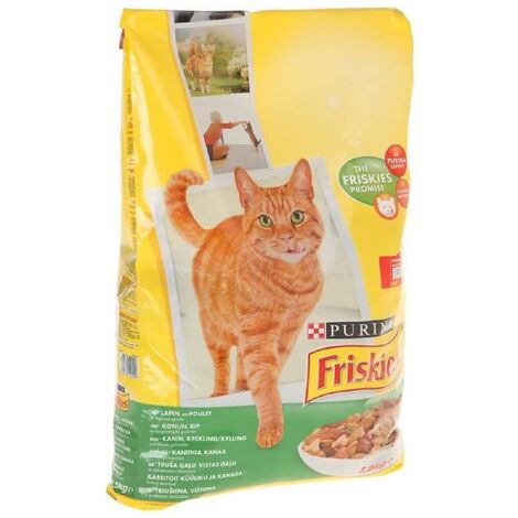 Friskies Croquettes Au Lapin Poulet Et Aux Legumes Pour Chat Adulte 7 5 Kg 2396