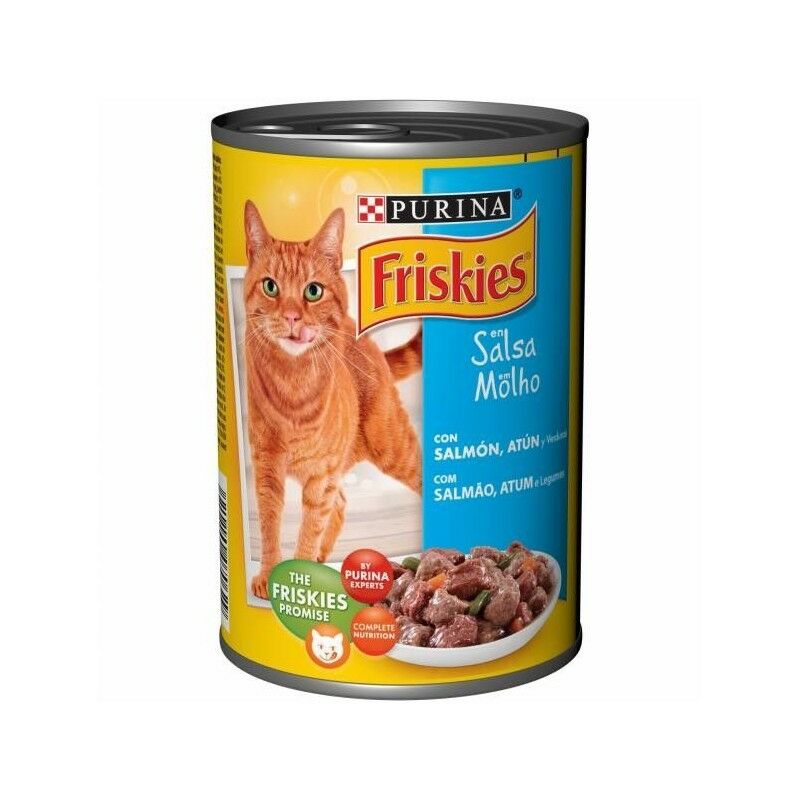 

alimento húmedo para gato salmón y atún, pack ahorro 24x400 gr - Friskies