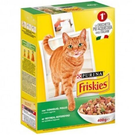 Friskies Gatto Crocchette Coniglio e Pollo 400 gr Purina