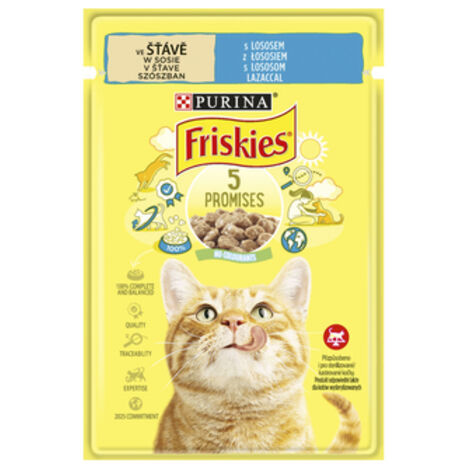 Friskies in salsa di salmone 85 g