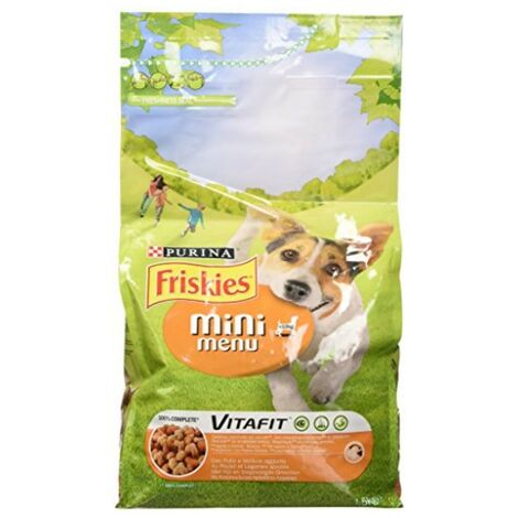 Friskies Mini Menú Croquetas de Pollo perros Puirna 1,5 kilogramos