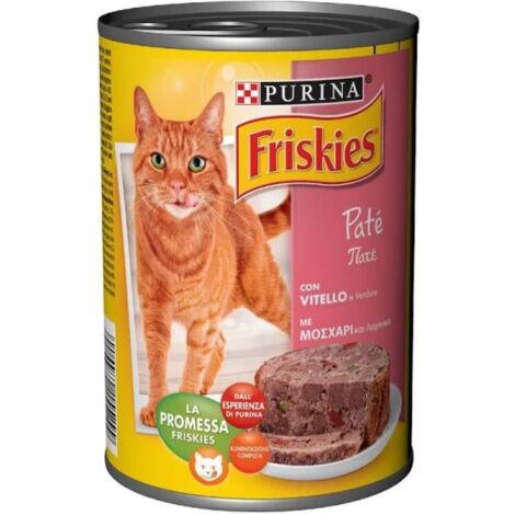 Friskies Patè Kalbfleisch und Gemüse Purina 400 Gramm