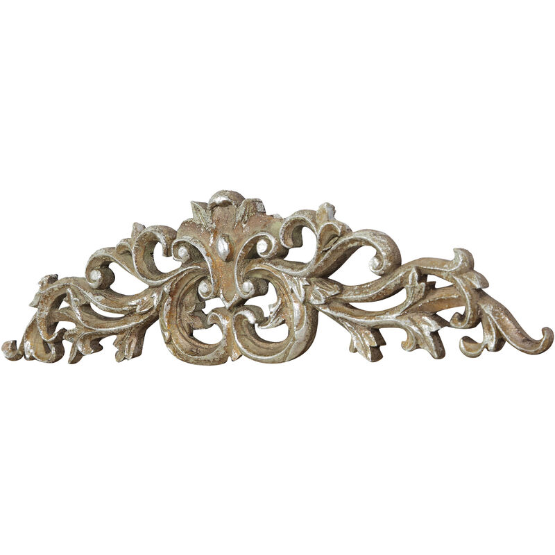 

Biscottini - Friso decorativo acabado con efecto plata envejecido L49xPR2,2xH12,5 cm