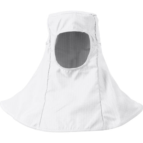 FRISTADS 100649-900-ONESIZE Cleanroom hood 5R181 XR50 Weiß Gr. ONESIZE