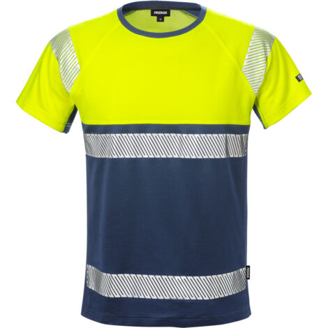 Fristads 129511-171-M High Vis T-Shirt, Kl. 1 7518 THV Dynamic Rippstrick am Kra