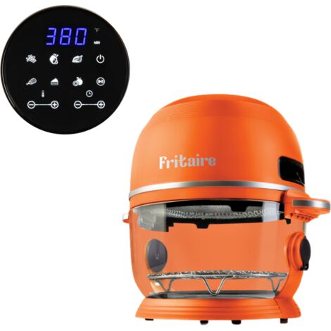 Fritaire - Glass Bowl Air Fryer - Orange