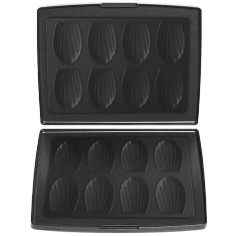 Fritel 142364 Teglia Madeleine nera/alluminio