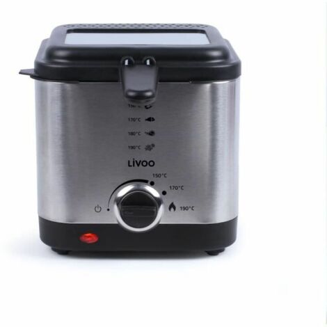 Friteuse 1.5l 900w gris - Livoo - DOC240