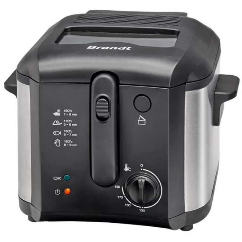 Friteuse 2,5l 1600w Noir/Inox Fri30x