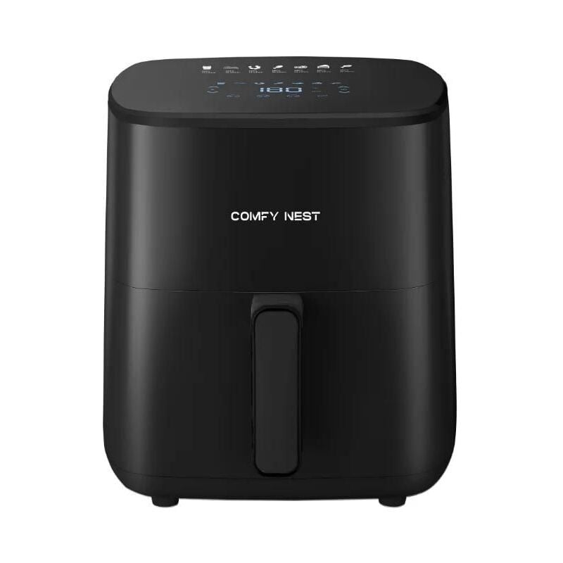 Royalty Line - Friteuse à air chaud Air fryer avec écran digital 5L 1400W Comfy Nest CN06191