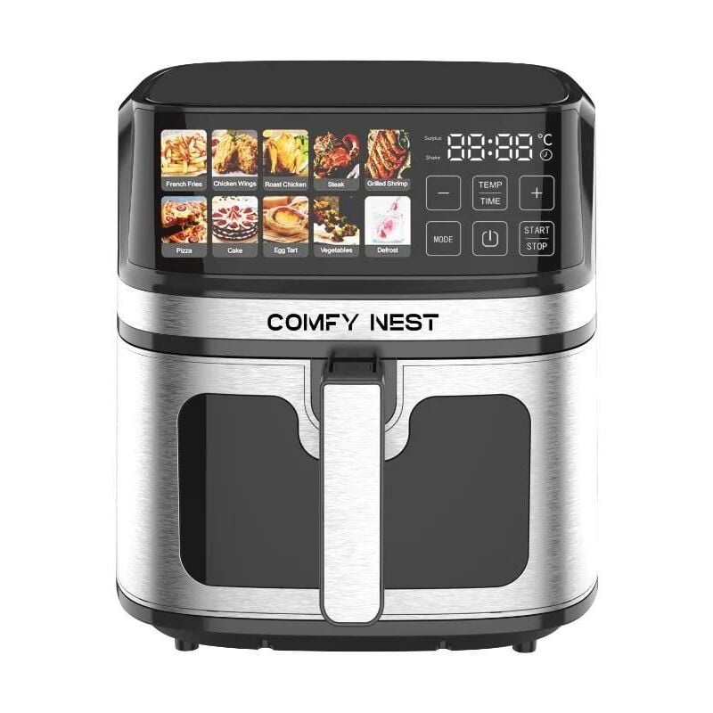 Royalty Line - Friteuse à air chaud Air fryer avec écran digital 8L 1700W Comfy Nest CN06160