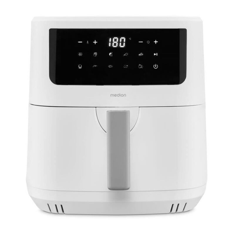 Medion - Friteuse a Air Chaud 50073000 - 2150 w - Ecran tactile - 9 programmes - Blanc