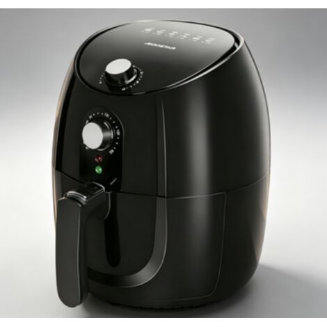 Friteuse à air chaud sans huile Aigostar 1500W, grand volume 3,5L, réglage de température et minuteur, cuisson rapide et saine pour repas maison