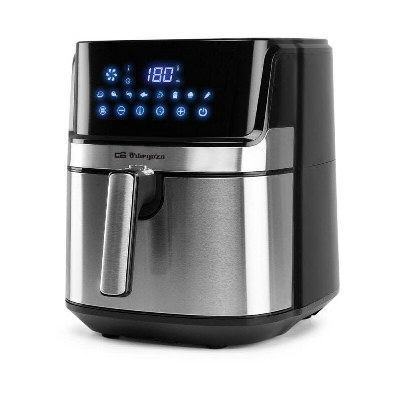 Suinga - Friteuse à air FDR67 Orbegozo 1700W, capacité 5,5 litres. Température réglable de 40 à 200ºC