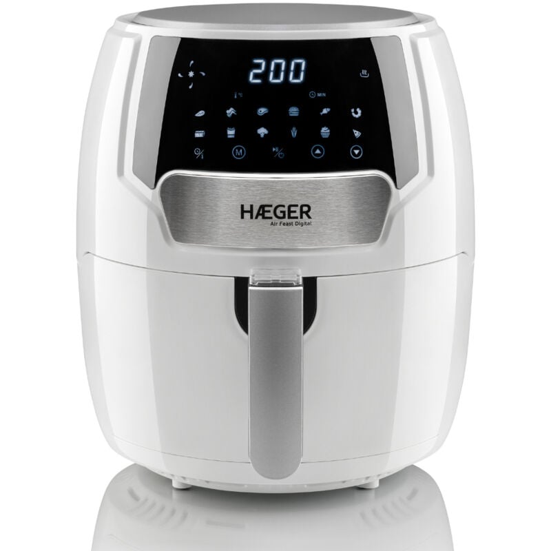 Haeger - AF-D42.007A Single Fryer 4,2 l 1500 w Friteuse à air chaud Blanc White
