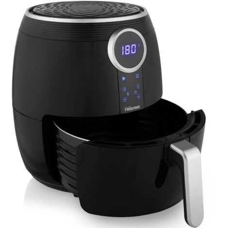 LGVSHOPPING Friteuse à Air Tristar Crispy Fryer 4,5 L Noir 1500 W
