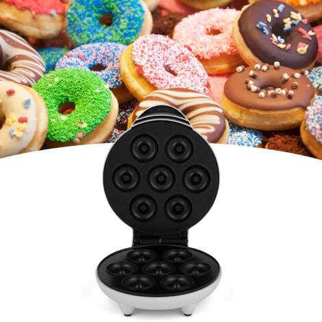Friteuse à Donuts Mini [Antiadhérence & Antidérapante] ABS Blanc Style Moderne EU 220V