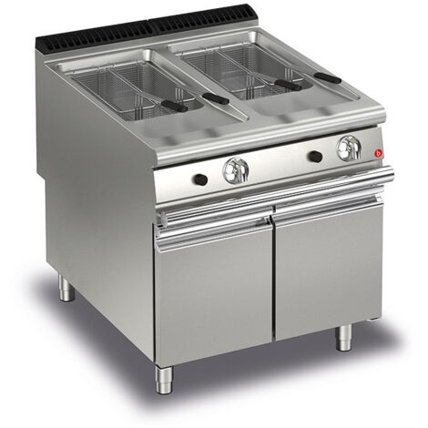 Friteuse à Gaz - 2 x 15L - 2 x 13 kW - Baron