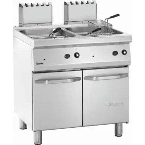 Friteuse à gaz - 700 mm - 2 x 23 Litres - 30 kW - Bartscher