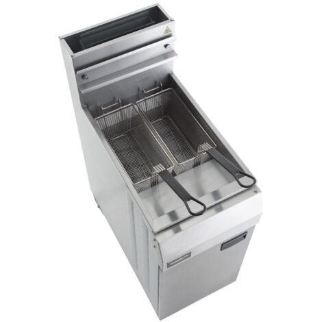 Friteuse à Gaz sur Coffre - 21 Litres - 27 kW - Combisteel