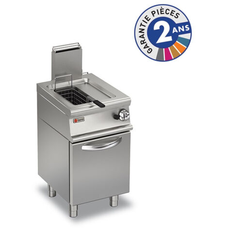 Friteuse à Gaz sur meuble - 10 L - 1 cuve - 9,5 kW - Baron