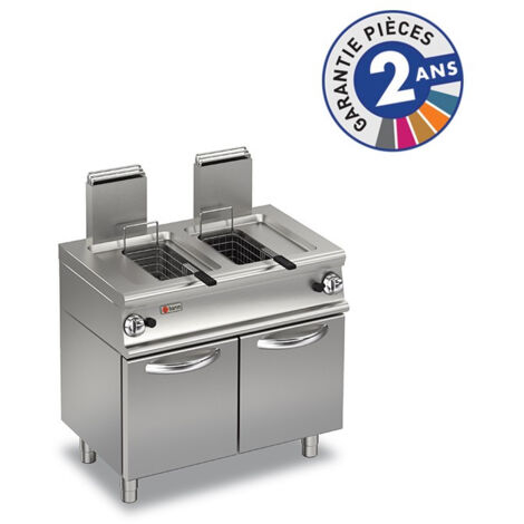 Friteuse à Gaz sur Meuble - 2 x 10 L - 2 x 9,5 kW - Baron