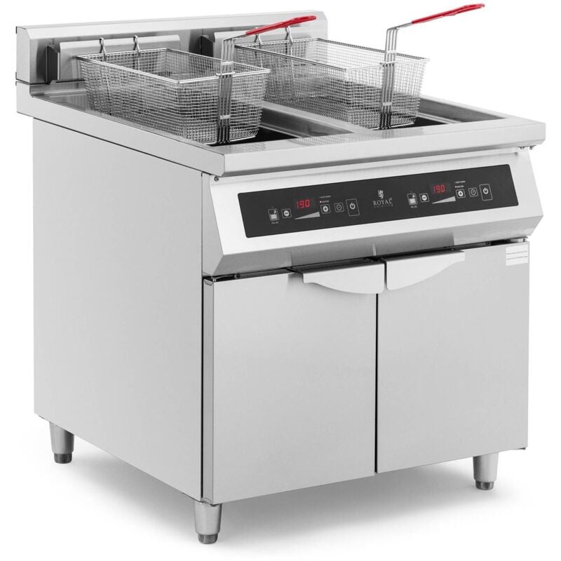 Royal Catering - Friteuse à induction Friteuse induction 60 l 20000 w led + minuterie
