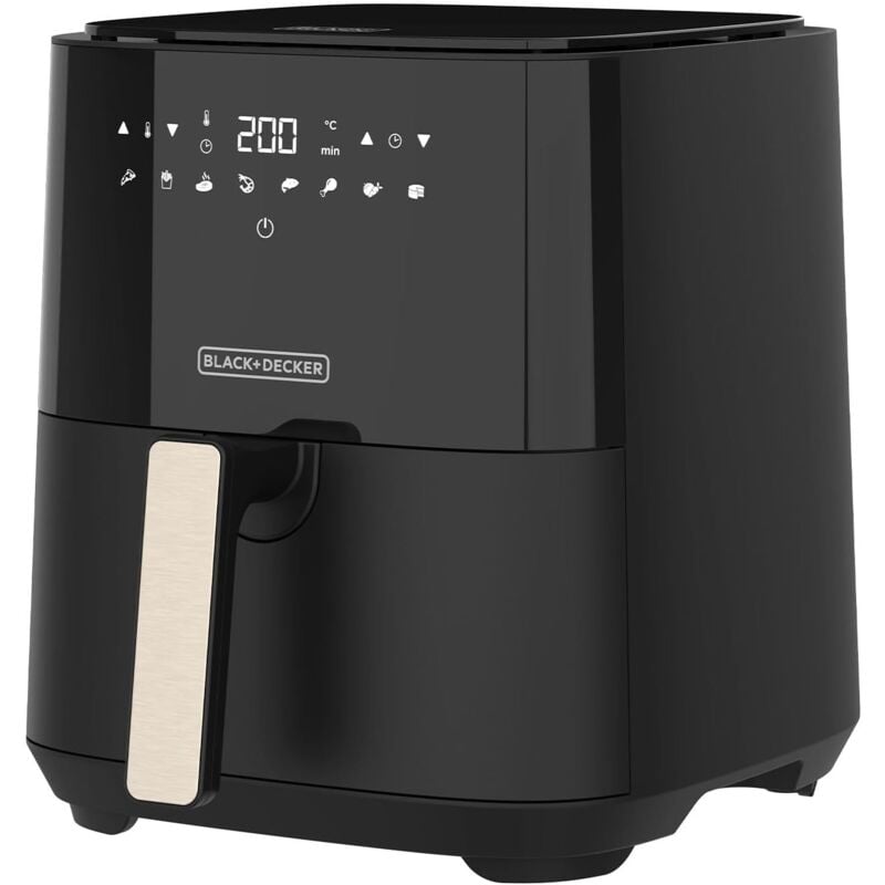 Black&decker - Friteuse sans huile 5l 1300w noir - Black+decker - bxaf5000e