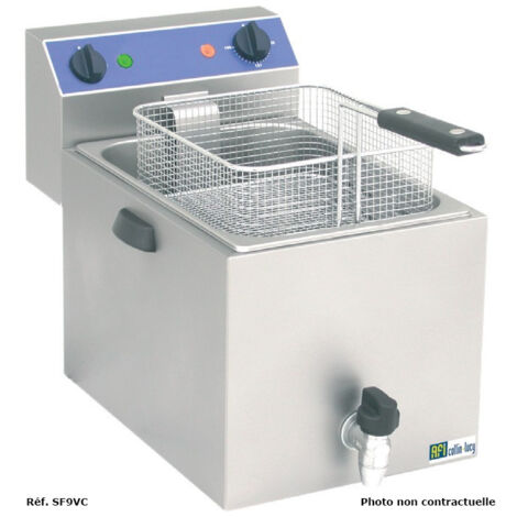 Friteuse de table électrique avec vidange - spéciale surgelés - 8 l - AFI COLLIN-LUCY