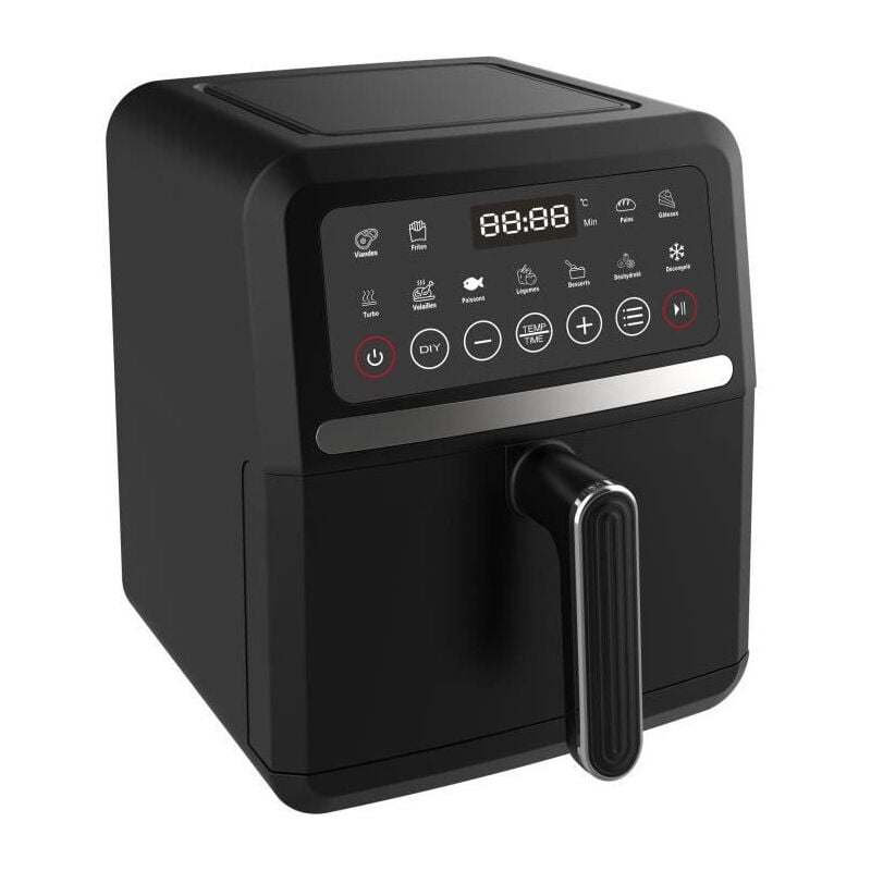 Little Balance - Friteuse diététique 8725 - Crousty light - 5 l - 1500 w - 12 programmes - Noir