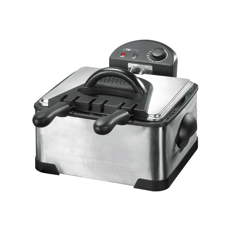 Clatronic - Double friteuse 4L inox fr 3195
