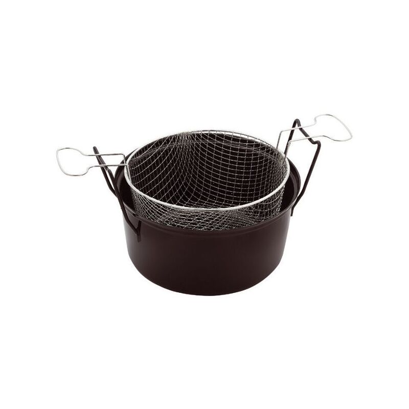 Baumalu - Friteuse du Nord émail d.28 noir