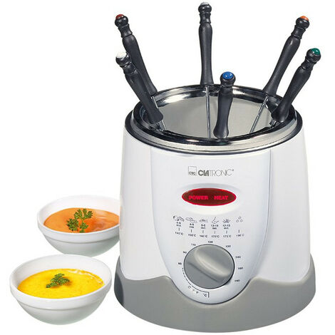Friteuse électrique 1L pour 6 personnes – Puissance 840W – Tension 220-240V – Boîtier Cool-Touch – Température jusqu'à 190°C – Clatronic