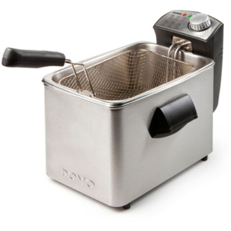 Friteuse électrique 4L 3000W – Inox – DO458FR – Domo