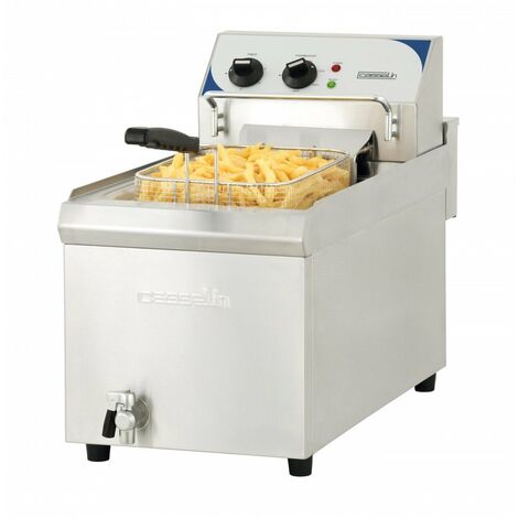 Friteuse électrique Avec Vanne De Vidange 10 Litres Haut Rendement