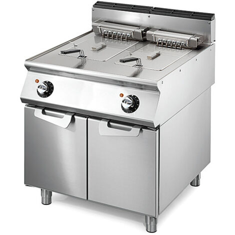 Friteuse électrique, capacité 2x 10 litres- Virtus