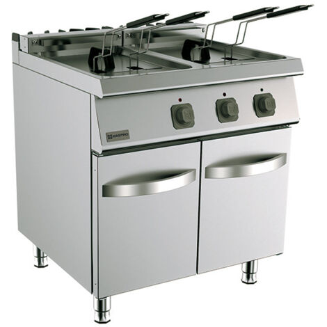 Friteuse Électrique Sur Soubassement Fermé, 2X 18 Litres - Virtus - MS78FRE18