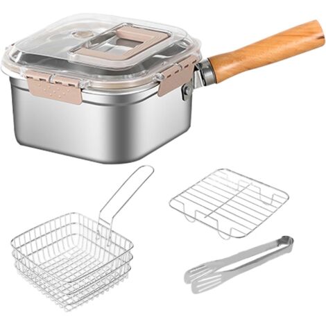 Friteuse En Acier Inoxydable,Friteuse Multifonction Grande Capacité En