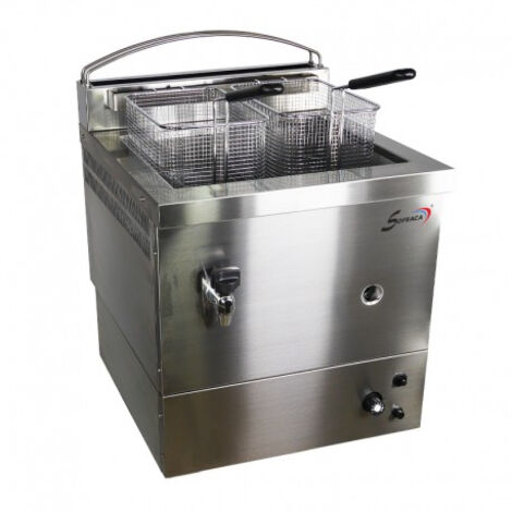 Friteuse foraine gaz - Gaz Butane / Propane - spéciale surgelés - 10 Litres - Sofraca