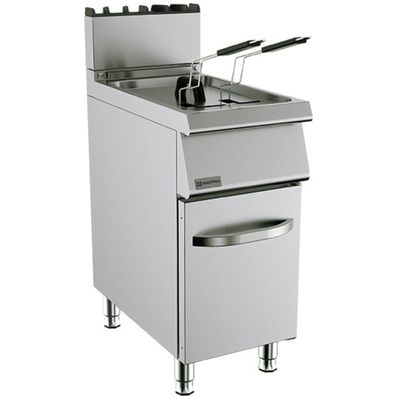 Friteuse Gaz Sur Soubassement Fermé, 15 Litres - Virtus - MS74FRG15 Friteuse Gaz Sur Soubassement Fermé, 15 Litres - Virtus - MS74FRG15