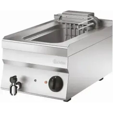 Friteuse inox simple électrique 10 Litres, à poser, 9000 W, 400 V - TRI