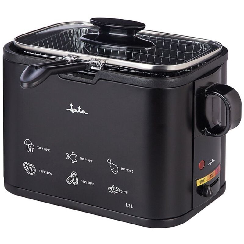 Jata - friteuse inox noire 1,5 l FR5600