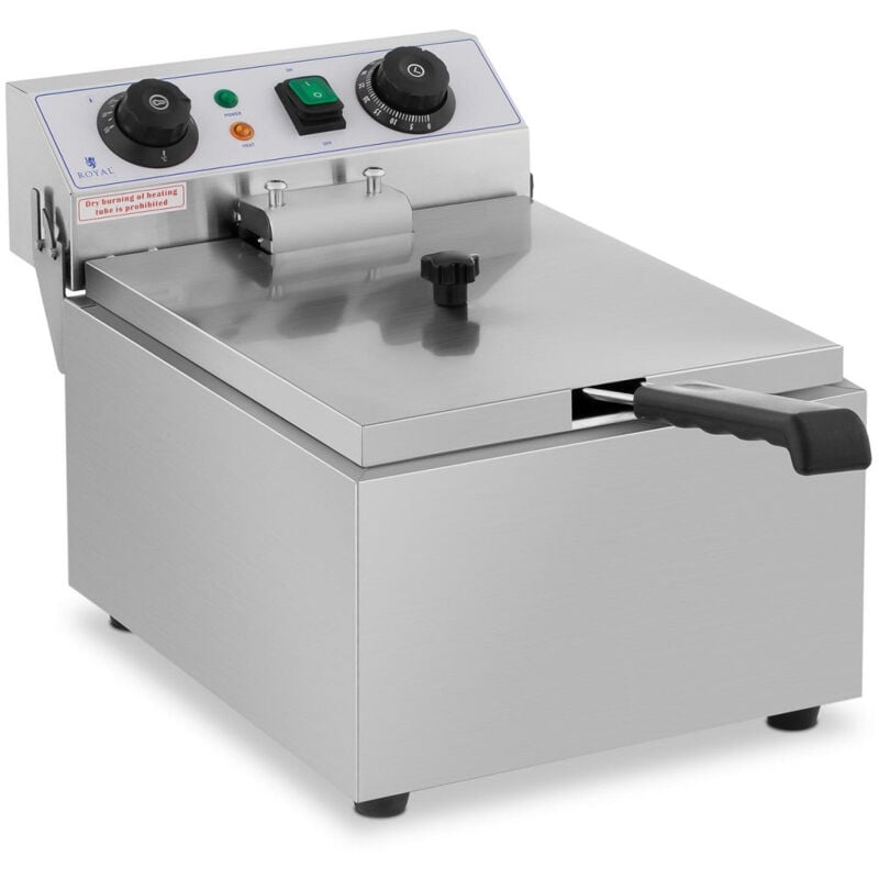 Helloshop26 - Friteuse électrique professionnelle restaurant 1 x 10 litres minuterie