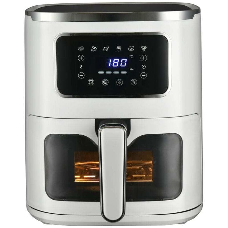 Kuken - Friteuse numérique sans huile küken 5 litres 1500W fenêtre et lumière