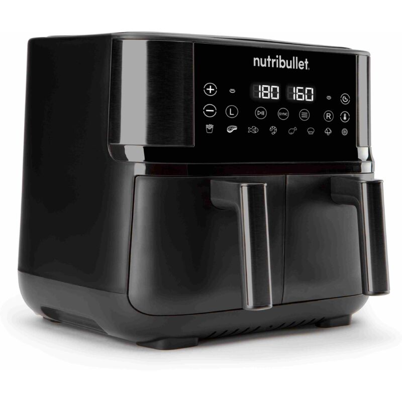 Nutribullet - Friteuse Air Fryer Double Bac NBA081B 2850 w Noir