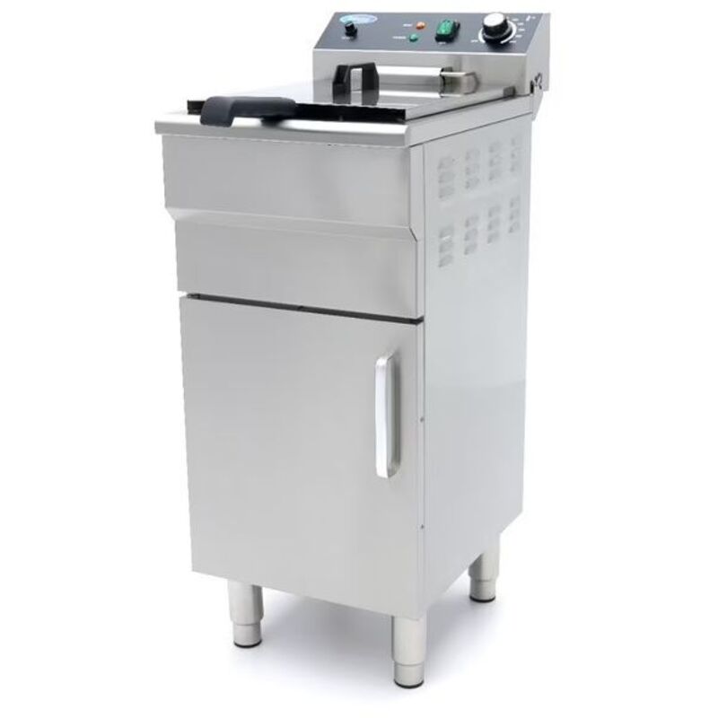 Friteuse Professionnel ECO 16 L - 1 panier - avec robinet de vidange et support - 230V, MONO