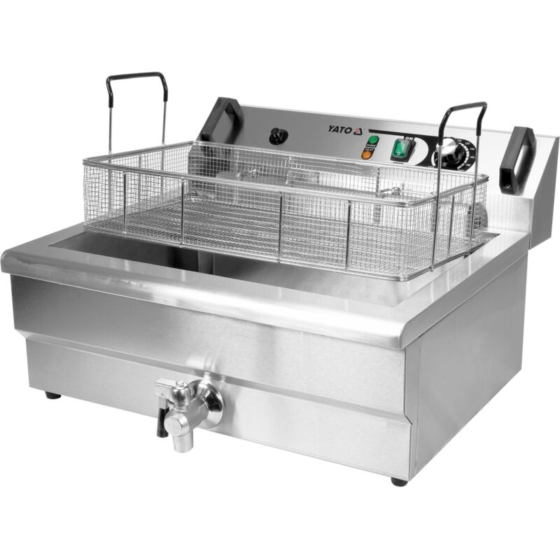 Friteuse professionnelle 1 x 23 L 6 000 W 570 x 580 x 340 mm 380-400 V