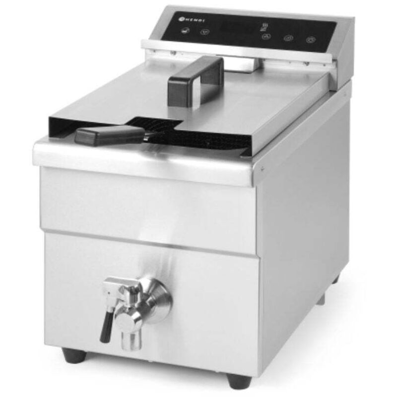 HENDI Friteuse &agrave; Induction avec Robinet de Vidange - 8 L